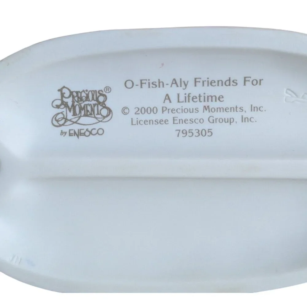 Precious Moments Figurine O-Fish-Aly Friends For A Lifetime By Enesco - Picture 3 of 12